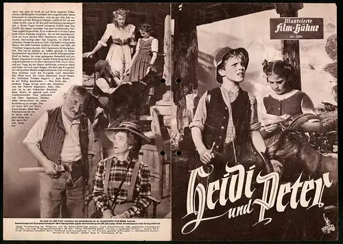 Filmprogramm IFB Nr. 2684, Heidi und Peter, Heinrich Gretler, Elsbeth Sigmund, Regie: Franz Schnyder