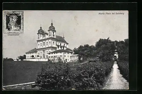 AK Maria Plain, Kirche mit Gnadenbild der Maria