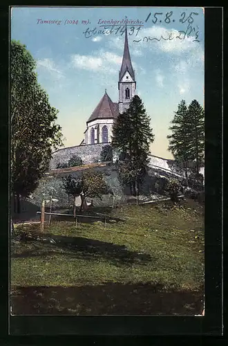 AK Tamsweg, Leonhardkirche mit Umgebung