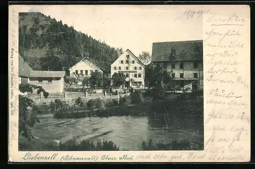 AK Liebenzell /Schwarzwald, Hotel Oberes Bad am Fluss