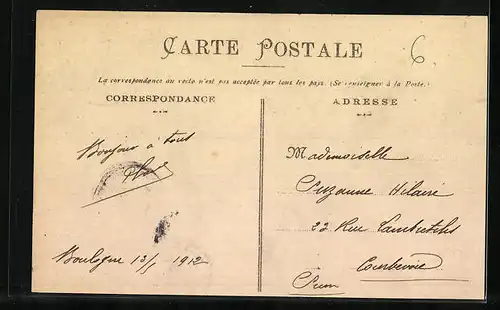 AK Boulogne-sur-Mer, Entrée d`un Vapeur dans le Bassin