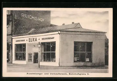 AK Trier, Ansicht Ausstellungs- und Verkaufsraum, Bahnhofsplatz 5 Ecke Schöndorferstr. 25