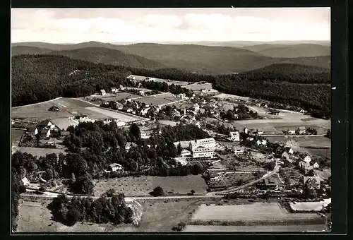 AK Wilhelmsfeld /Heidelberg, August-Winnig-Haus, Fliegeraufnahme