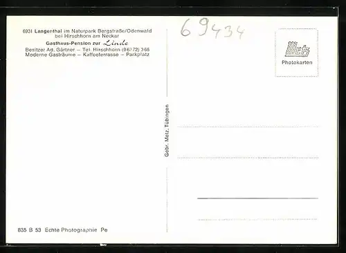 AK Langenthal /Neckar, Ortsansicht