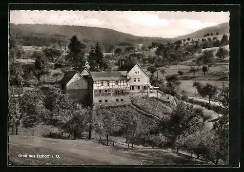 AK Erzbach /Odenwald, Gasthaus u. Pension Zum Forsthaus