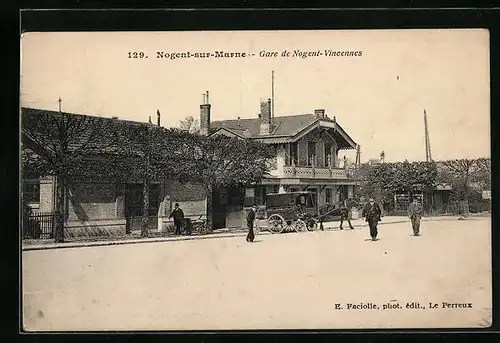 AK Nogent-sur-Marne, Gare de Nogent-Vincennes