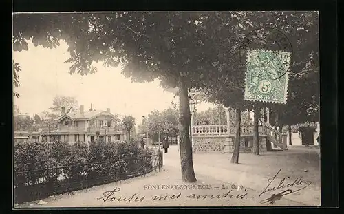 AK Fontenay-sous-Bois, La Gare