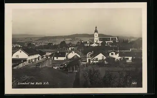 AK Lossdorf bei Melk, Teilansicht mit Kirche