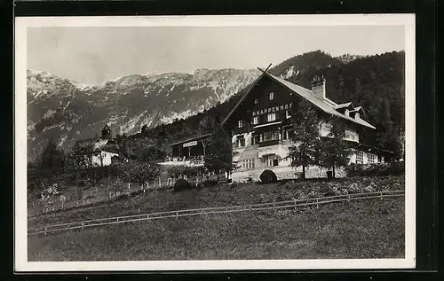 AK Edlach, Alpenhotel und Pension Knappenhof