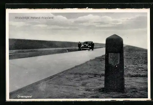 AK Afsluitdijk, Grenspaal