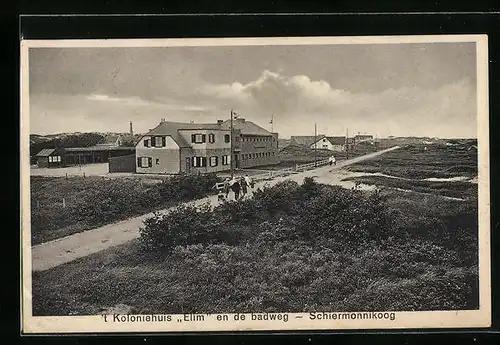 AK Schiermonnikoog, `t Kolniehuis Elim en de badweg