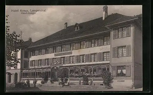 AK Langenthal, Gasthof Zum Kreuz