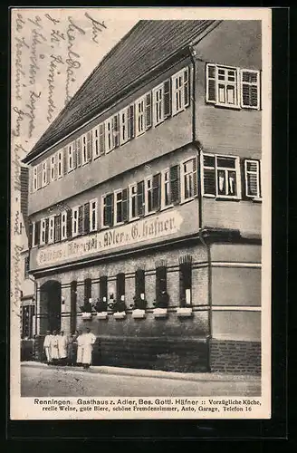 AK Renningen, Gasthaus zum Adler