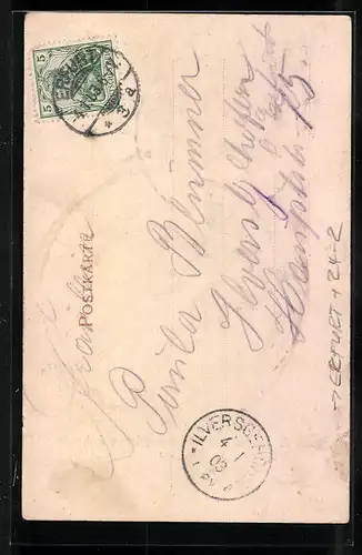 AK Erfurt, Brand des Glockenturmes der Neuwerkskirche 30.08.1899