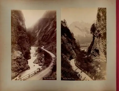 Fotoalbum mit 114 Fotografien, Ansicht Interlaken, Grosses Reisealbum 1887-1897 illustriert eine Europa-Reise