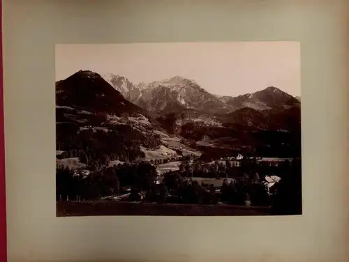 Fotoalbum mit 114 Fotografien, Ansicht Interlaken, Grosses Reisealbum 1887-1897 illustriert eine Europa-Reise