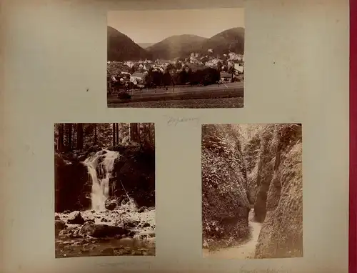 Fotoalbum mit 114 Fotografien, Ansicht Interlaken, Grosses Reisealbum 1887-1897 illustriert eine Europa-Reise