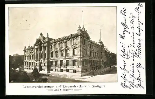 AK Stuttgart, Lebensversicherungs- und Einsparnis-Bank
