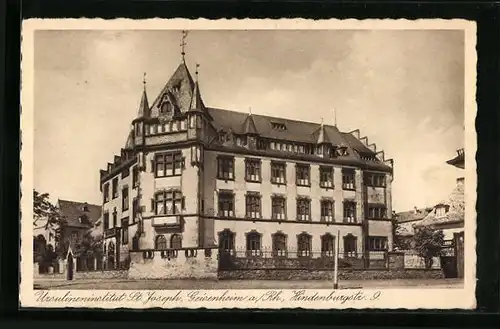 AK Geisenheim a. Rh., Ursulineninstitut St. Joseph