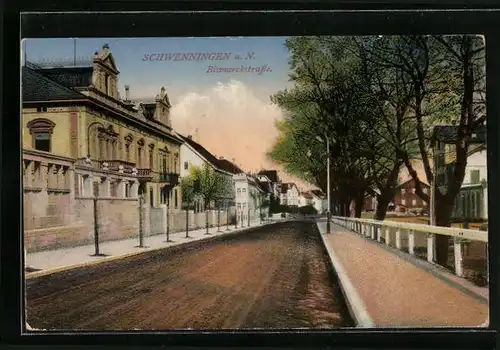 AK Schwenningen a. N., Bismarckstrasse