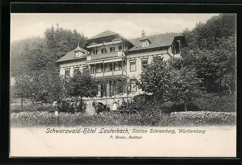 AK Schramberg /Württ., Schwarzwald-Hotel Lauterbach