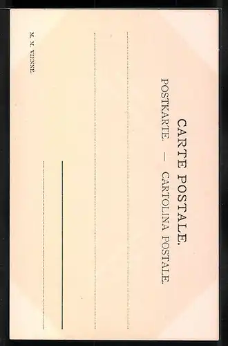 Künstler-AK Portrait zweier Hunde