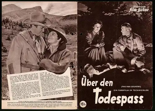 Filmprogramm IFB Nr. 2635, Über den Todespass, James Stewart, Ruth Roman, Regie: Anthony Mann