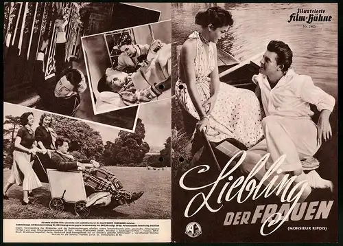Filmprogramm IFB Nr. 2403, Liebling der Frauen, Gérard Philipe, Germaine Montero, Valerie Hobson, Regie: René Clément