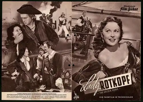 Filmprogramm IFB Nr. 2007, Lady Rotkopf, Rhonda, Fleming, Sterling Hayden, Regie: Sidney Salkow