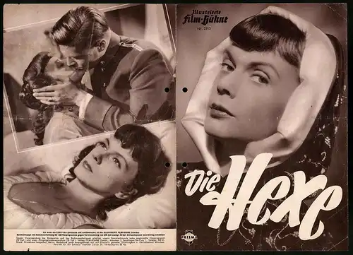 Filmprogramm IFB Nr. 2515, Die Hexe, Anita Björk, Waltraud Neid, Regie: Gustav Ucicky