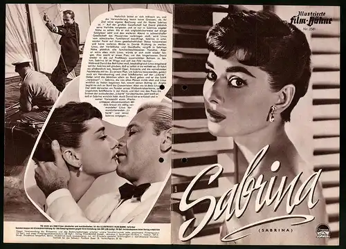 Filmprogramm IFB Nr. 2581, Sabrina, Audrey Hepburn, Humphrey Bogart, Regie: Billy Wilder