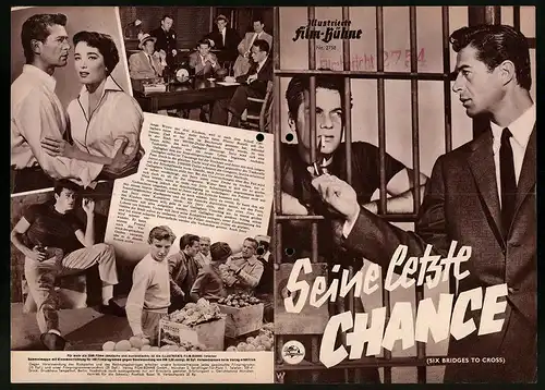 Filmprogramm IFB Nr. 2758, Seine letzte Chance, Tony Curtis, Julia Adams, Regie: Joseph Pevney