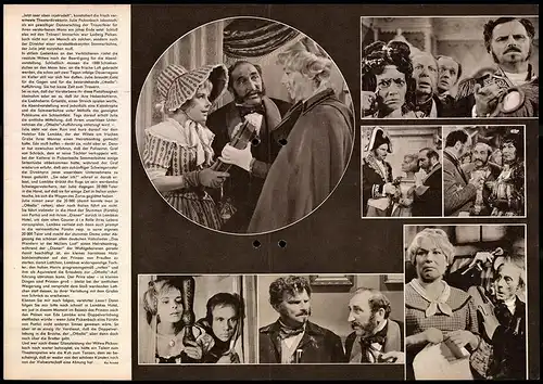 Filmprogramm PFP 21 /64, Theater um Othello, Ellinor Vogel, Walter Richter-Reinick, Regie: Hubert Hoelzke