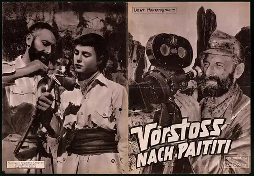 Filmprogramm Hausprogramm, Vorstoss nach Paititi, Dokumentation, Regie: Hans Ertl