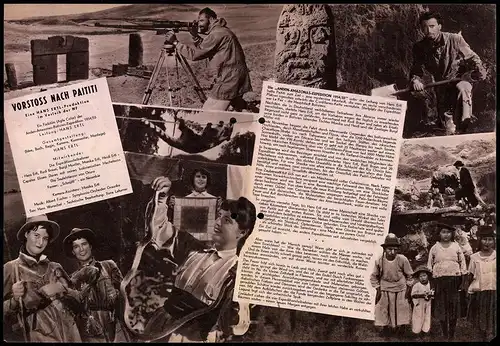 Filmprogramm Hausprogramm, Vorstoss nach Paititi, Dokumentation, Regie: Hans Ertl