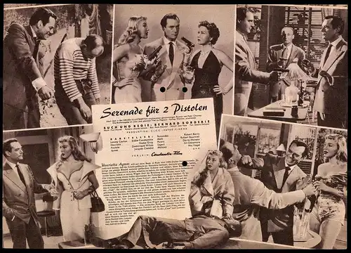 Filmprogramm IFB Nr. 2708, Serenade für zwei Pistolen, Eddie Constantine, Nadja Gray, Regie: Bernard Borderie