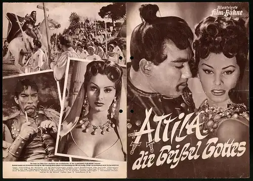 Filmprogramm IFB Nr. 2737, Attila - Die Geissel Gottes, Anthony Quinn, Sophia Loren, Regie: Pietro Francisci