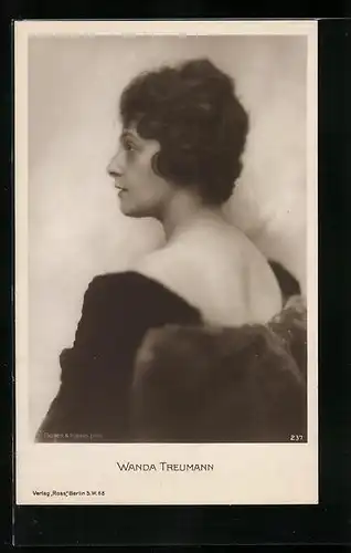 AK Schauspielerin Wanda Treumann