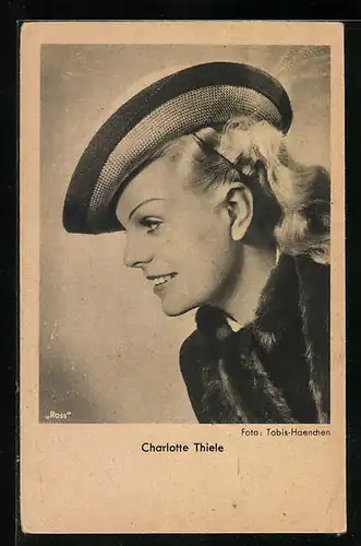 AK Schauspielerin Charlotte Thiele