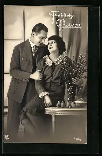 Foto-AK NPG Nr. 7988 /1: Paar an Ostern