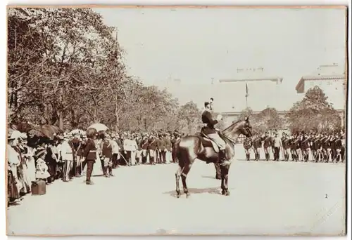 Fotografie Karl Jandera, Wien, Ansicht Wien, K.u.K. Soldaten bei Exerzierübungen auf dem Exerzierplatz