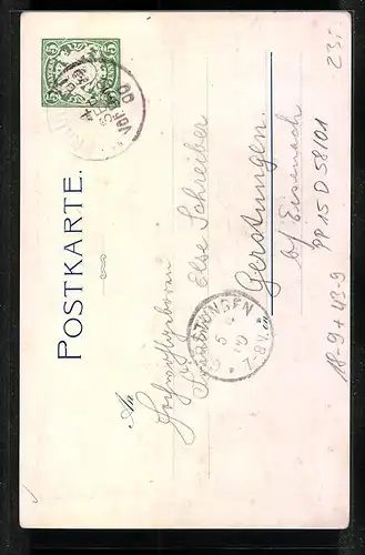 Künstler-AK Ganzsache Bayern PP15D58 /01: Nürnberg, Volksfest, Eingangstor