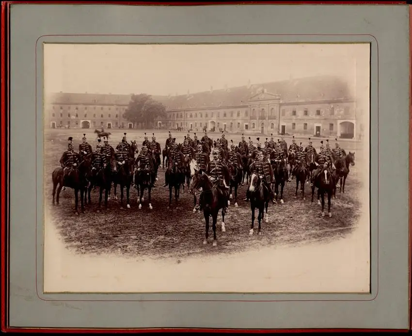 Fotoalbum 10 Fotografien Ludwig Berenyi, Wien, Ansicht Wien, Kaiser Franz Josef I. bei Enthüllung Radetzky-Denkmal 1892 2
