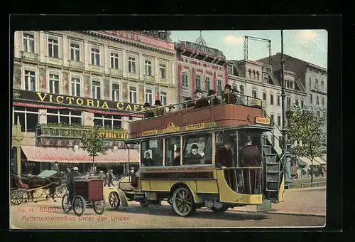 AK Bus, Automobilomnibus unter den Linden