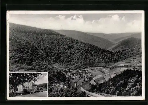AK Geroldstein /Wispertal, Gasthaus und Pension Burg Gerold