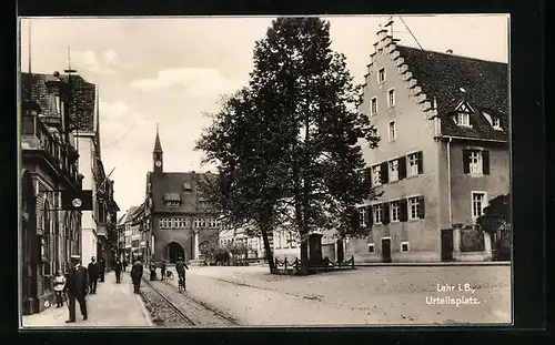 AK Lahr, Blick auf den Urteilsplatz mit Rathaus