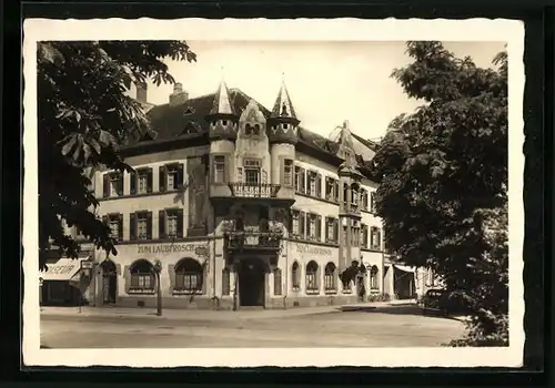 AK Freiburg i. Br., Gasthaus Laubfrosch, Strasse 273