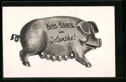 Künstler-AK Kein Krach um Jolanthe!