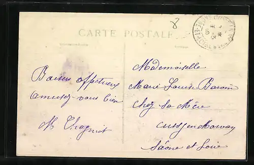 AK La Varenne, Quai de Bonneuil, Les Ruines d`une Maison après l`Inondation 1910