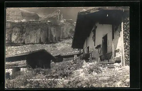 AK Münster /Rofan, Berghütten auf der Zireineralm